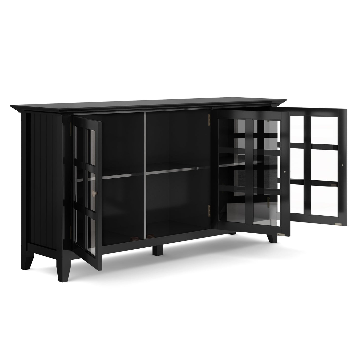 Acadian 62 Inch Wide Solid Wood Wide Storage Cabinet