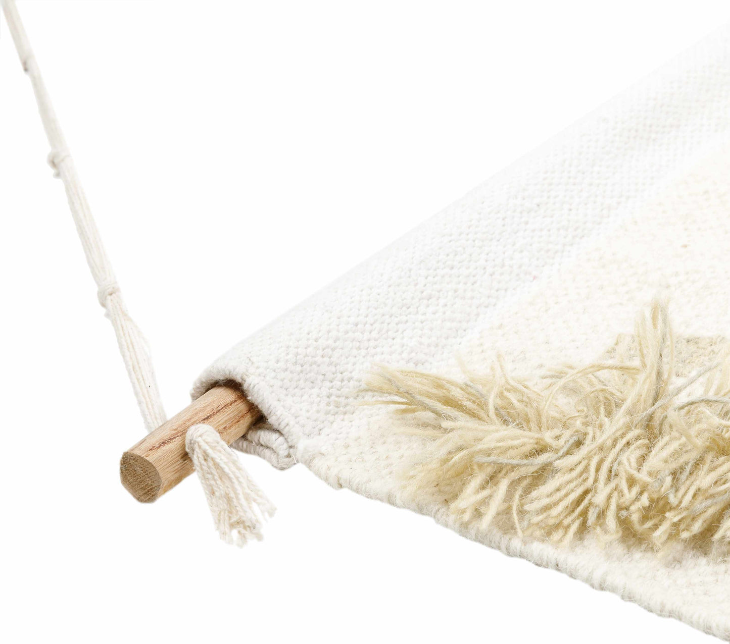 Malay Cream Diamond Fringe Wall Hanging