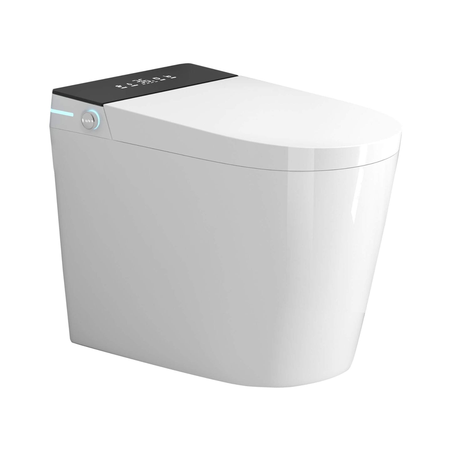 Modern Compact Smart Tankless Toilet With Bidet, Auto Open, Auto Flush, Heated Seat And Air Dryer (SAK51990)