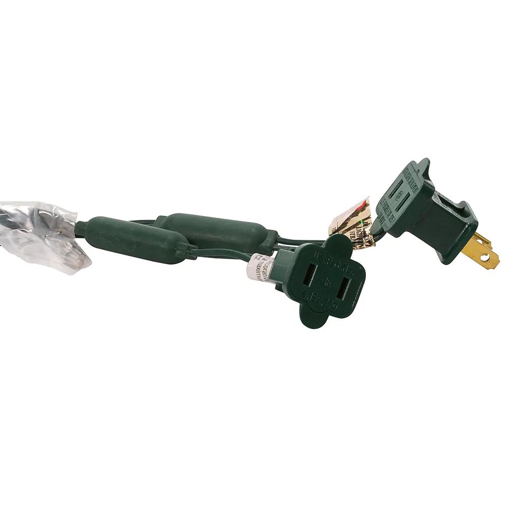 100-Light 5mm Warm White LED Green Wire Light Set