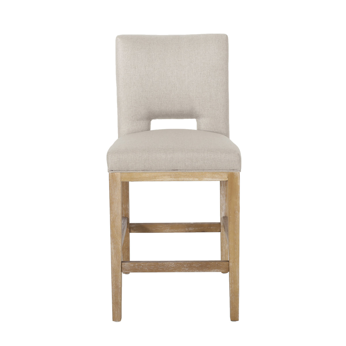 27 Inch Counter Stools, Set of 2, Fabric