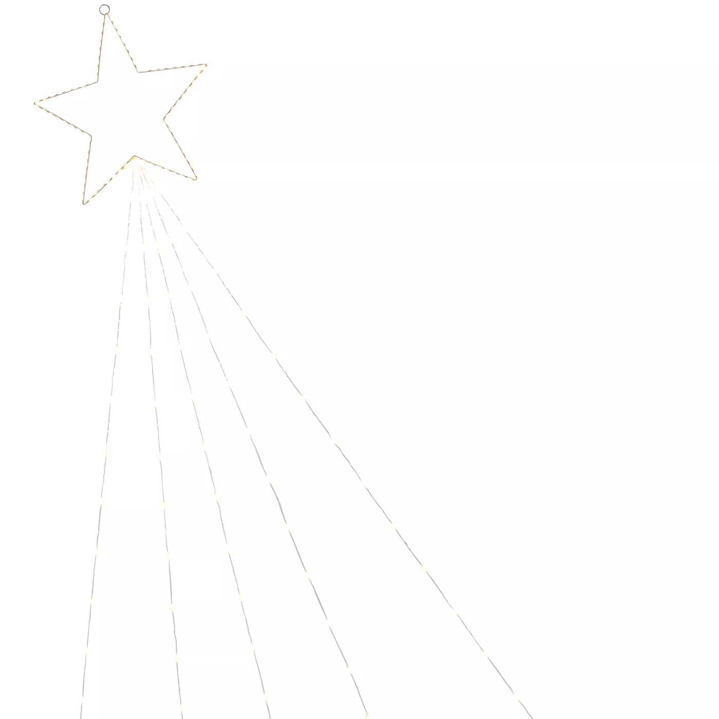 15" Electric Shooting Star with 16" Lighted tails