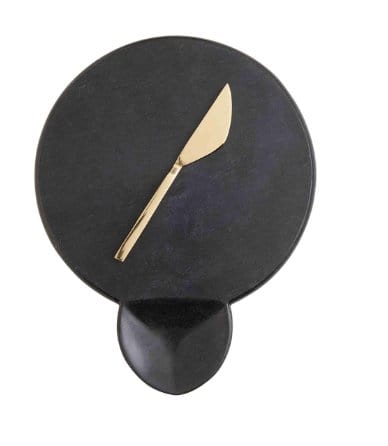 Black Cheese Board Set