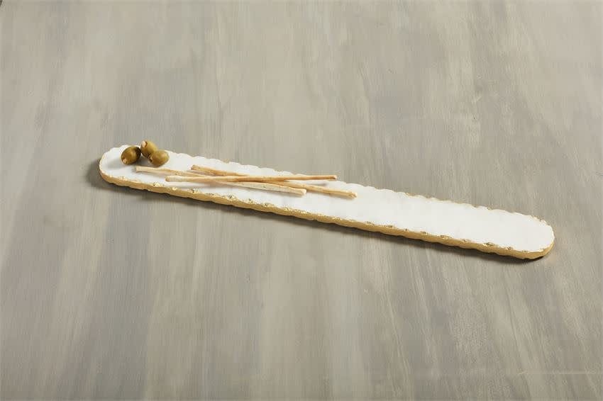 Long Gold Marble Board