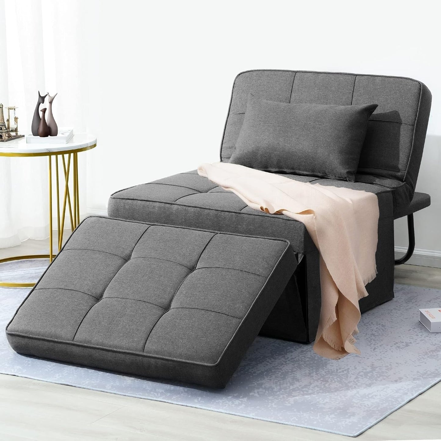 Multi-Functional Sofa Bed With Adjustable Backrest Design