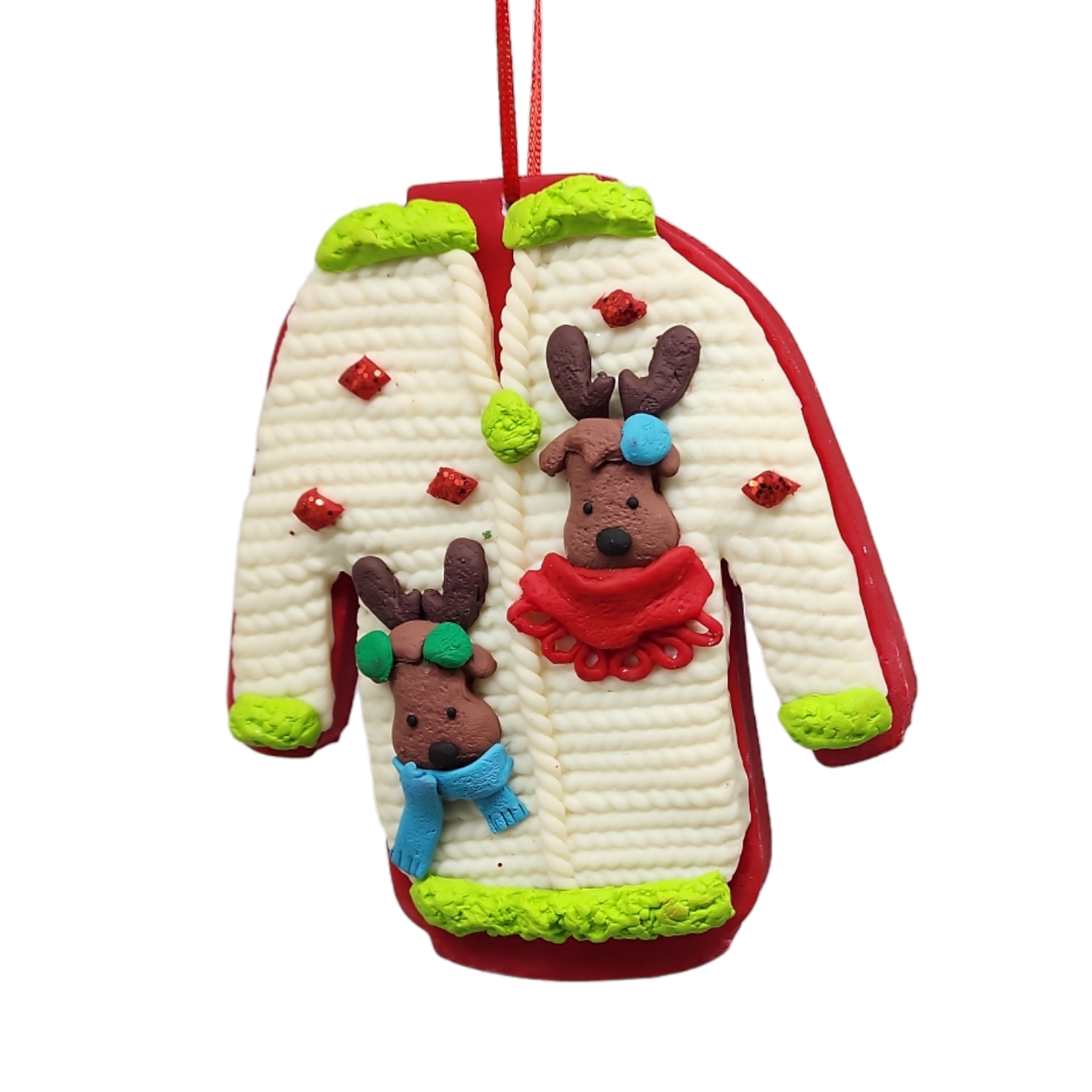 Claydough 'Icing' Ugly Sweater - Cream