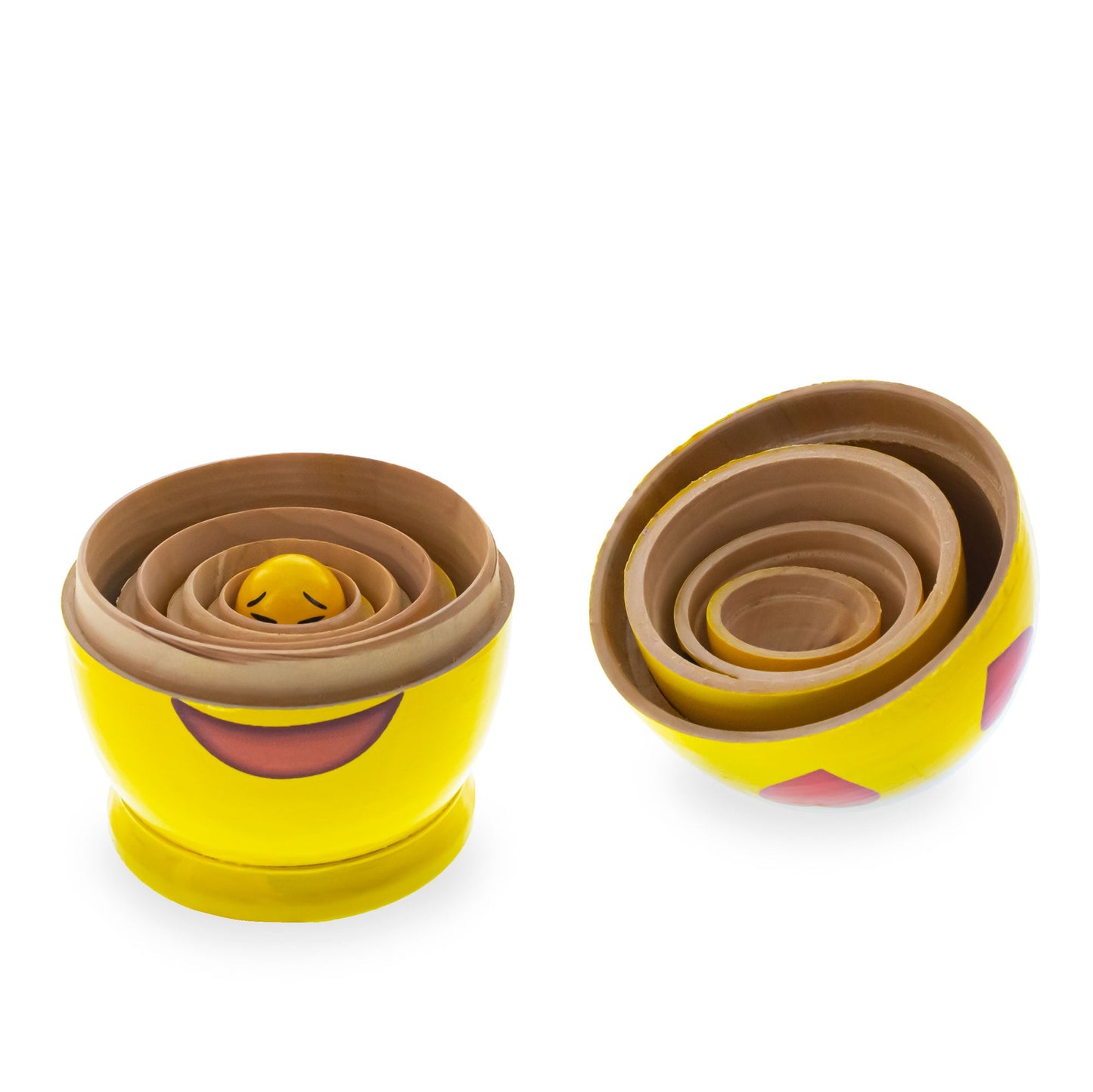 Facial expression Wooden Nesting Dolls