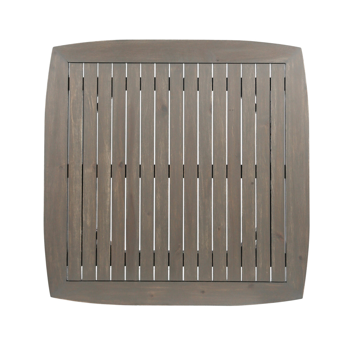 Outdoor Square Acacia Wood Table with Straight Legs