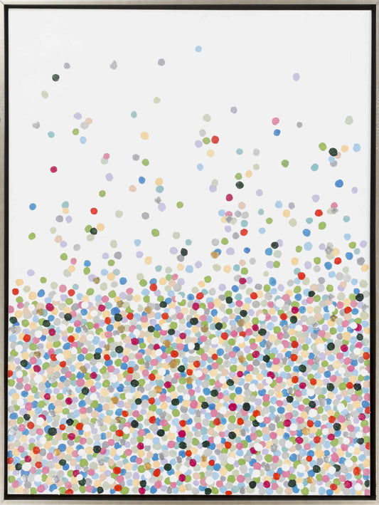 Nelse Multicolor Polka Dot Pattern Wall Art