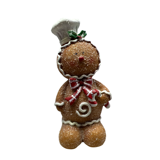 Chef Gingerbread Man Figurine