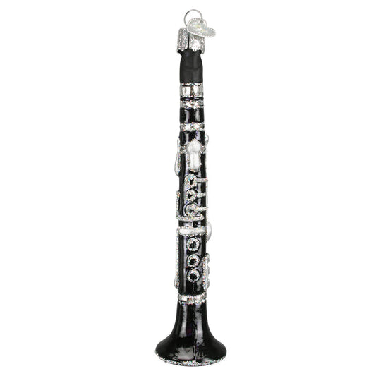 Clarinet  Glass Ornament