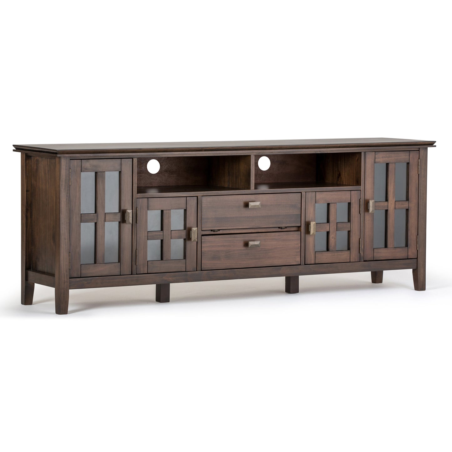 Artisan 72 Inch Wide Solid Wood TV Stand
