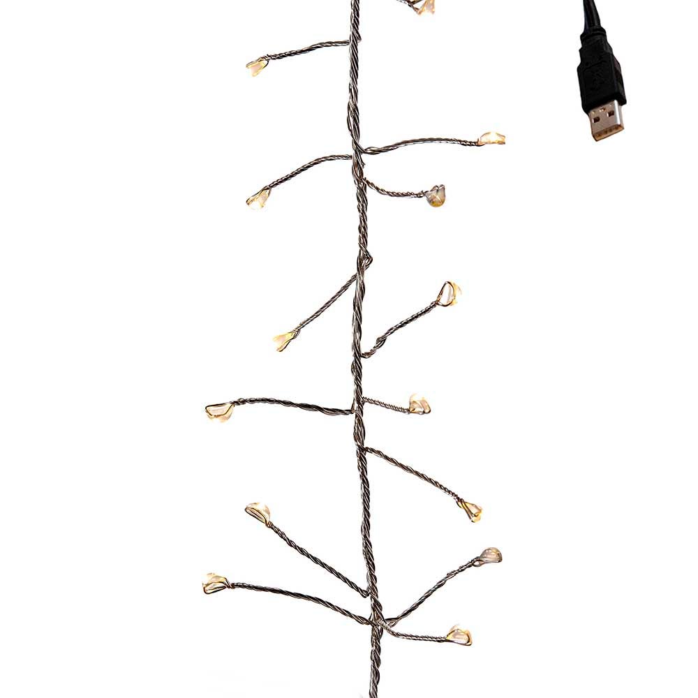 180-Light USB LED Fairy Light Cluster Light - 6 Feet