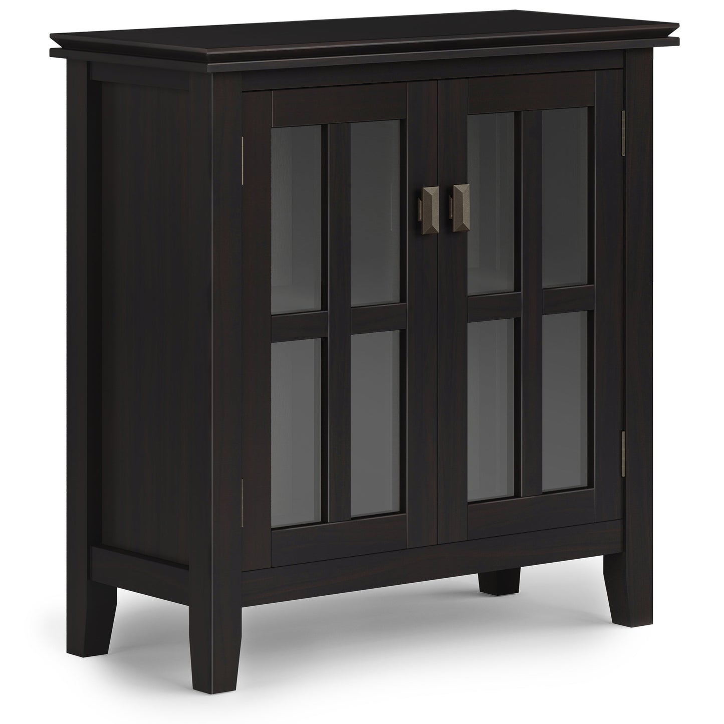Artisan 30 Inch Wide Solid Wood Low Storage Cabinet in Hickory