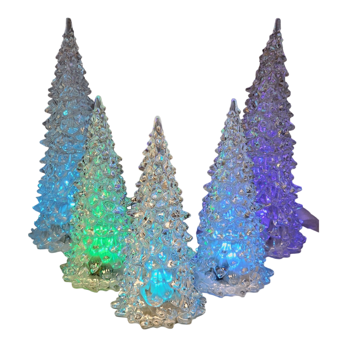 5 Piece Lighted Tree Set