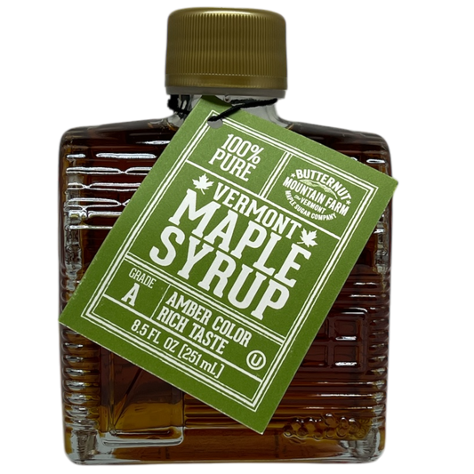 Vermont Maple Syrup in a Glass Cabin - 8.5 oz