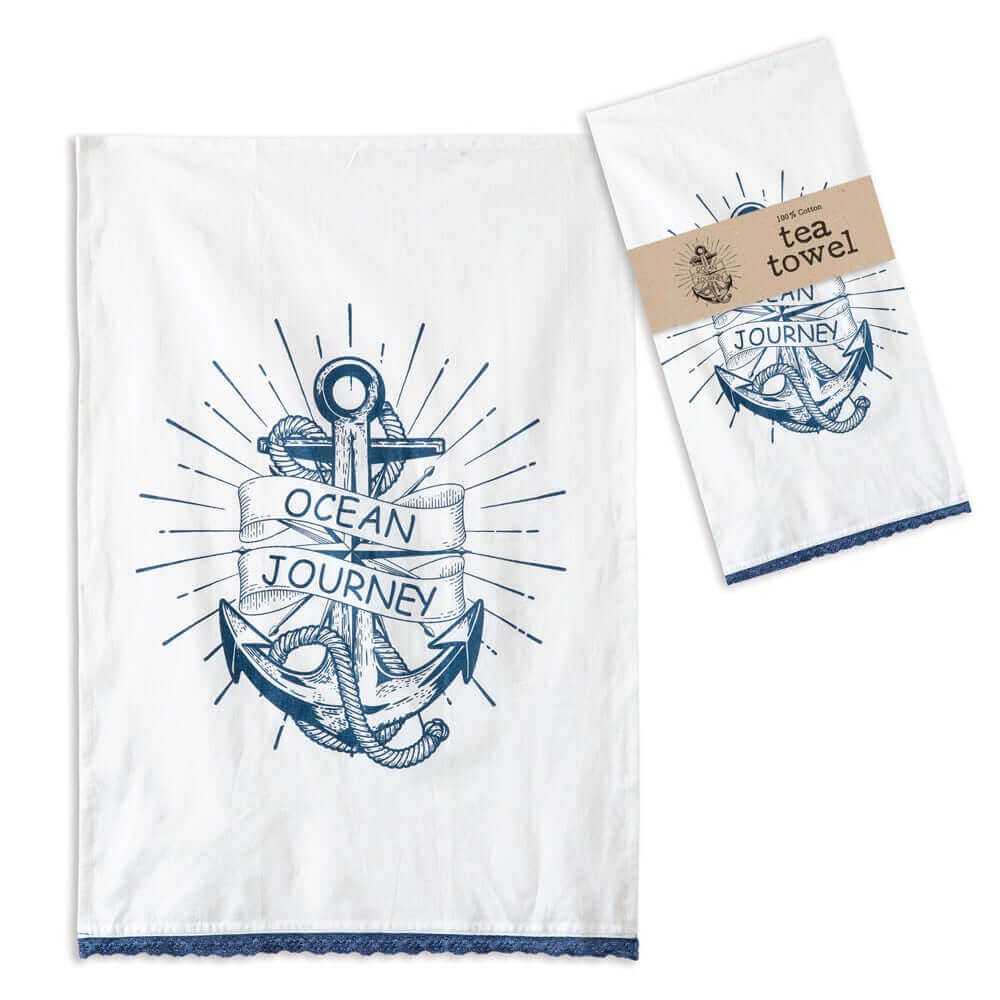 Ocean Journey Kitchen Tea Towels  (Set of 4)