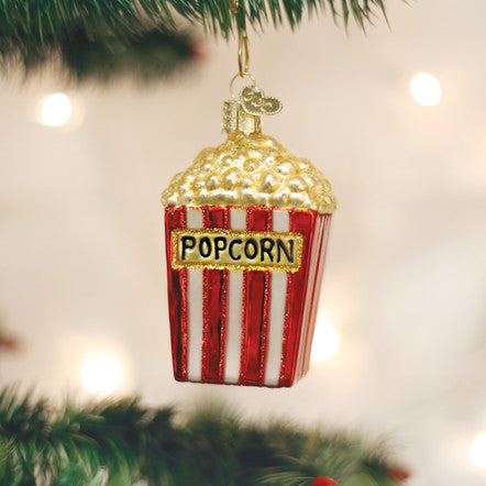 Popcorn Glass Ornament