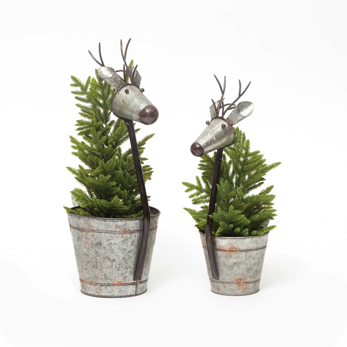 Reclaimed Metal Reindeer - Large