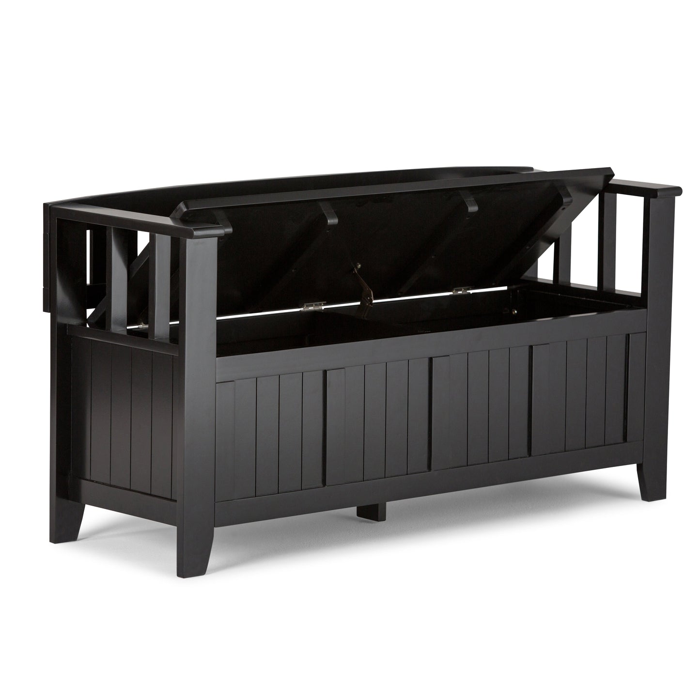 Acadian 48 Inch Wide Solid Wood Entryway Storage Bench