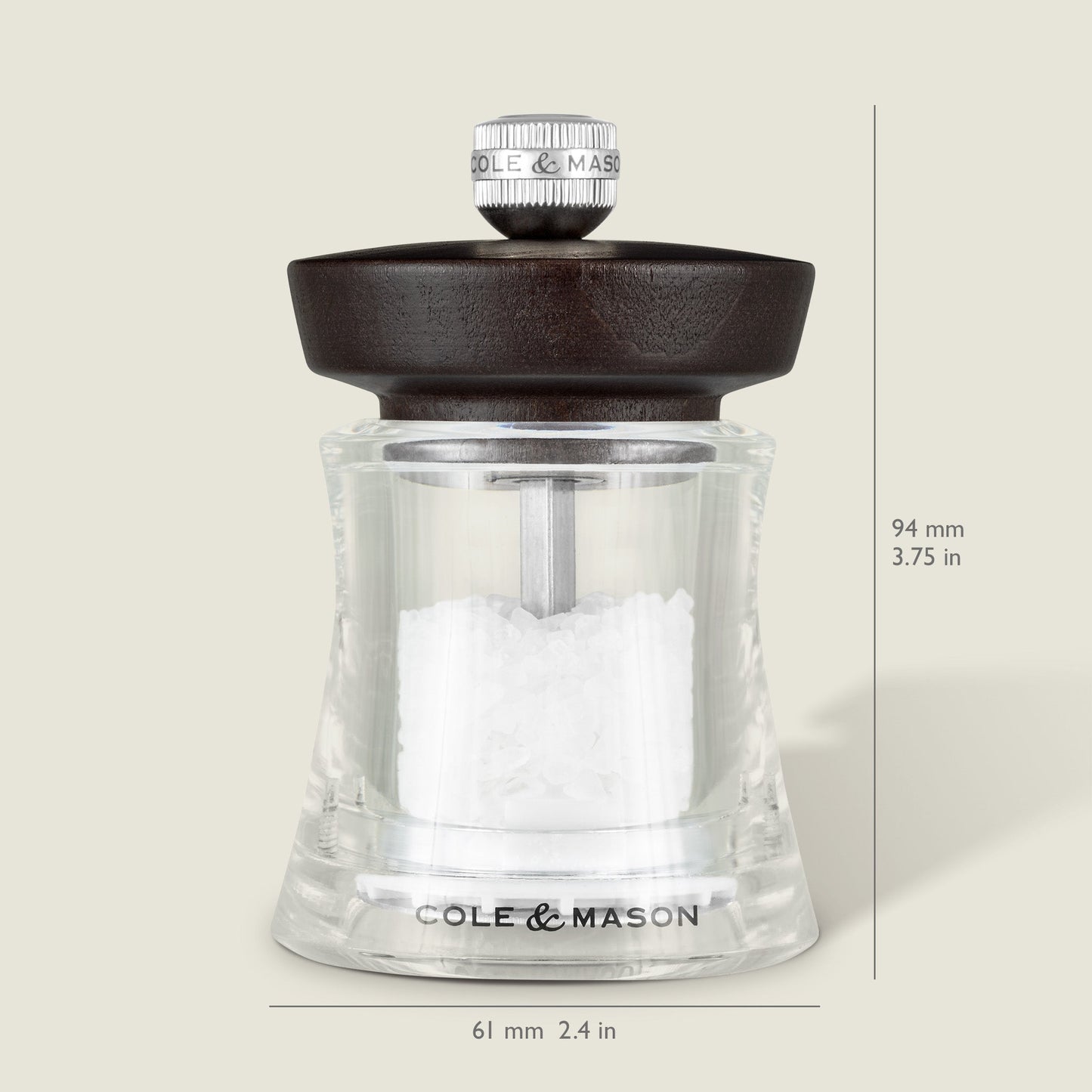 Cole & Mason Holborn Chocolate Beech Salt & Pepper Mills