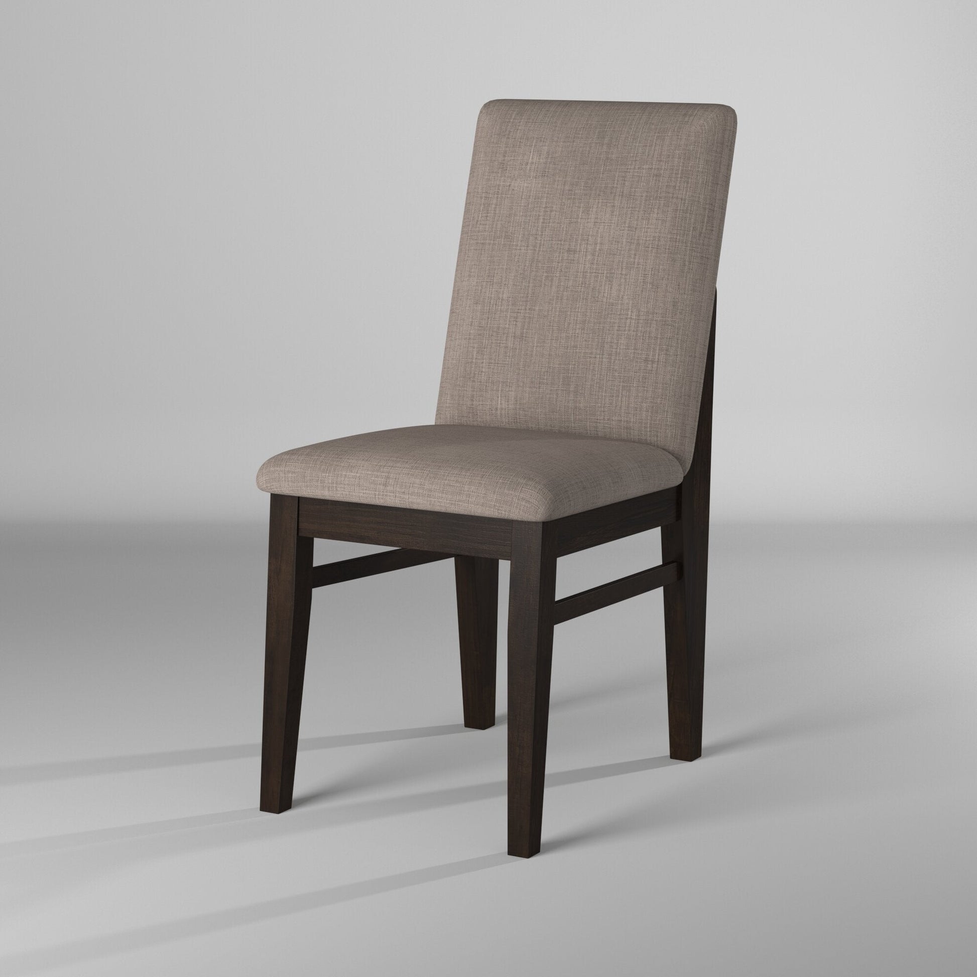 Olejo Side Chairs in chocolate finish, designed for stylish dining experiences and crafted with attention to detail.