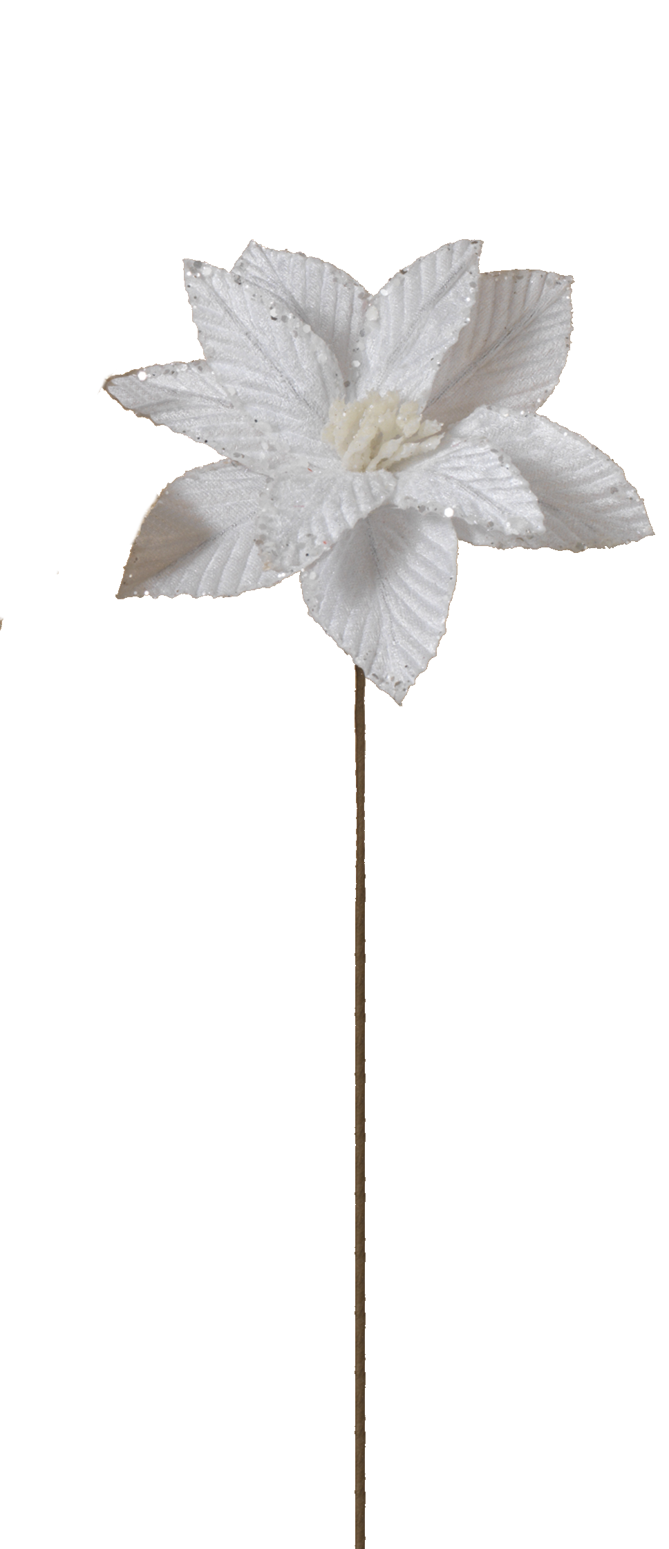 12" Poinsettia Pick -