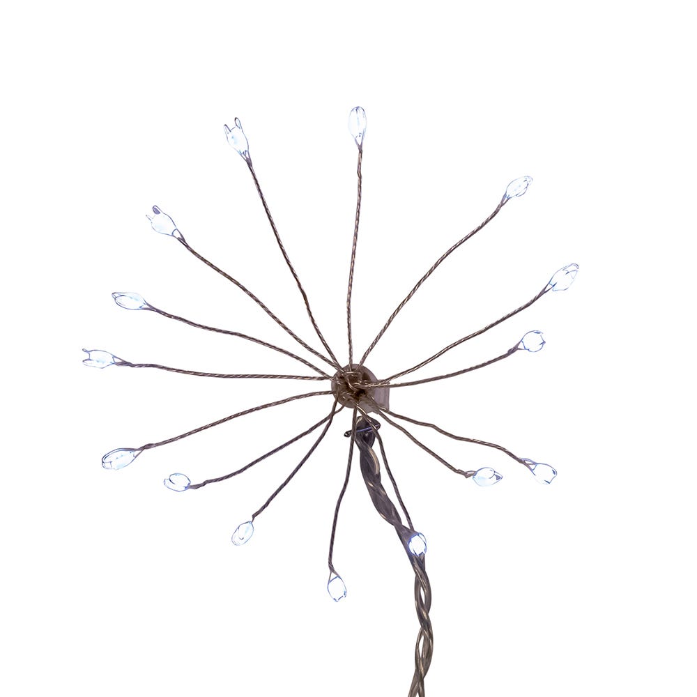 75-Light Cluster Burst Superbright LED Light Set - Cool White