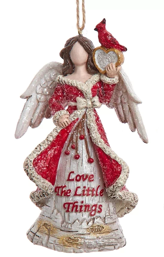Birch Berries Faceless Angel Ornament - Love The Little Things