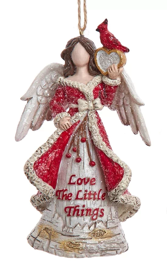 Birch Berries Faceless Angel Ornament - Love The Little Things