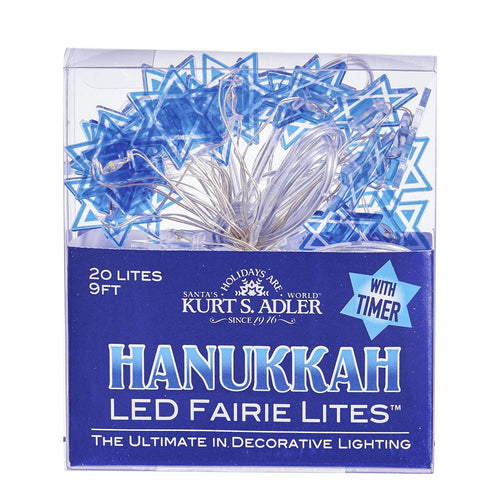 Battery-Operated Hanukkah LED Fairy Light - Star of David