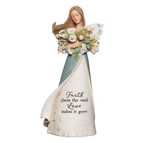 Faith Plants the Seeds Angel - 8.5 Inch