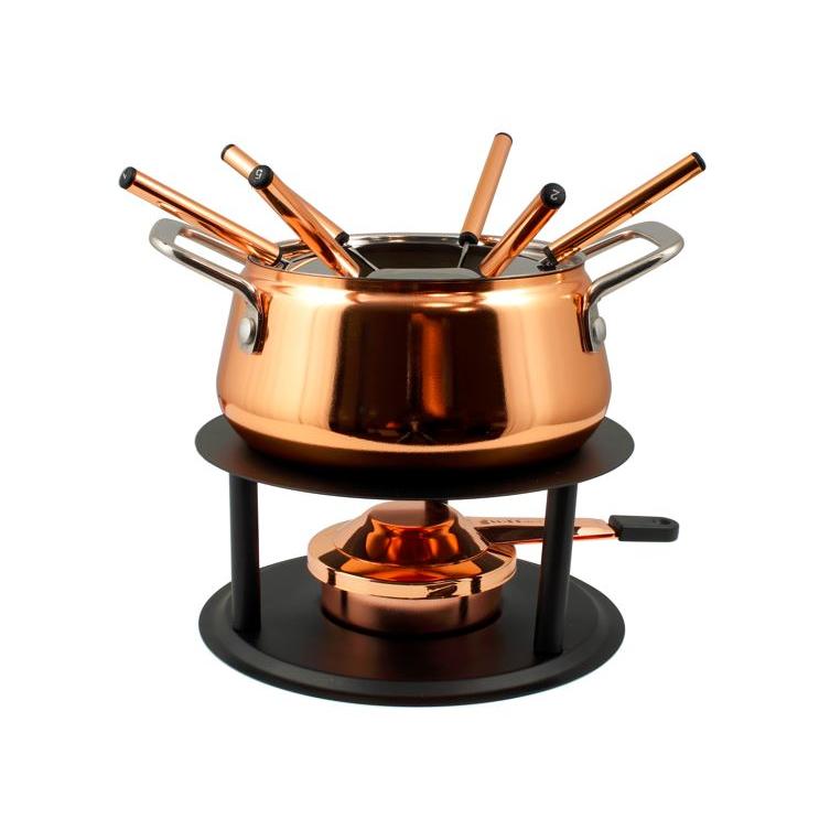 Copper Plated Stainless Steel Fondue Set | Peak | Swissmar