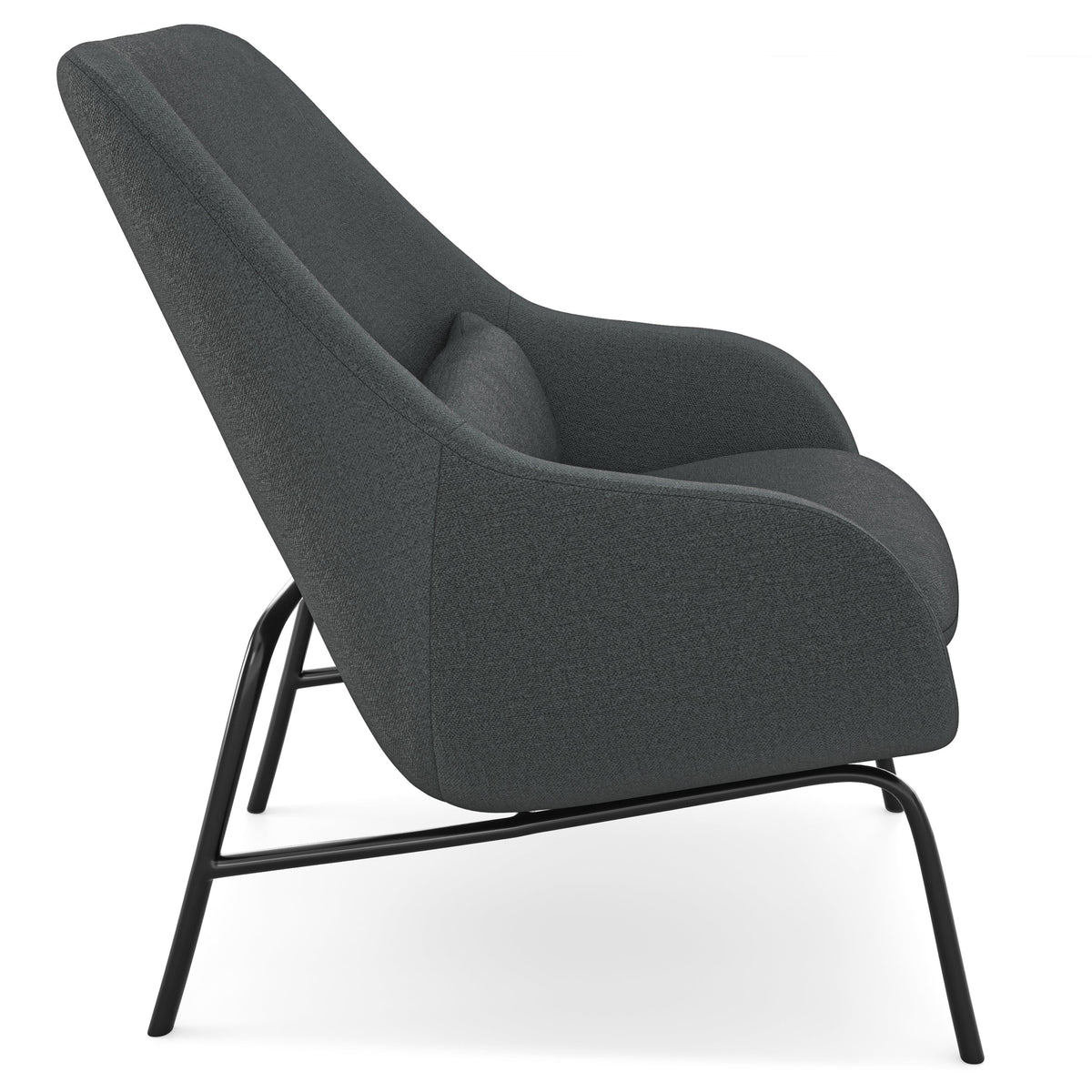 Elmont Accent Chair in Steel