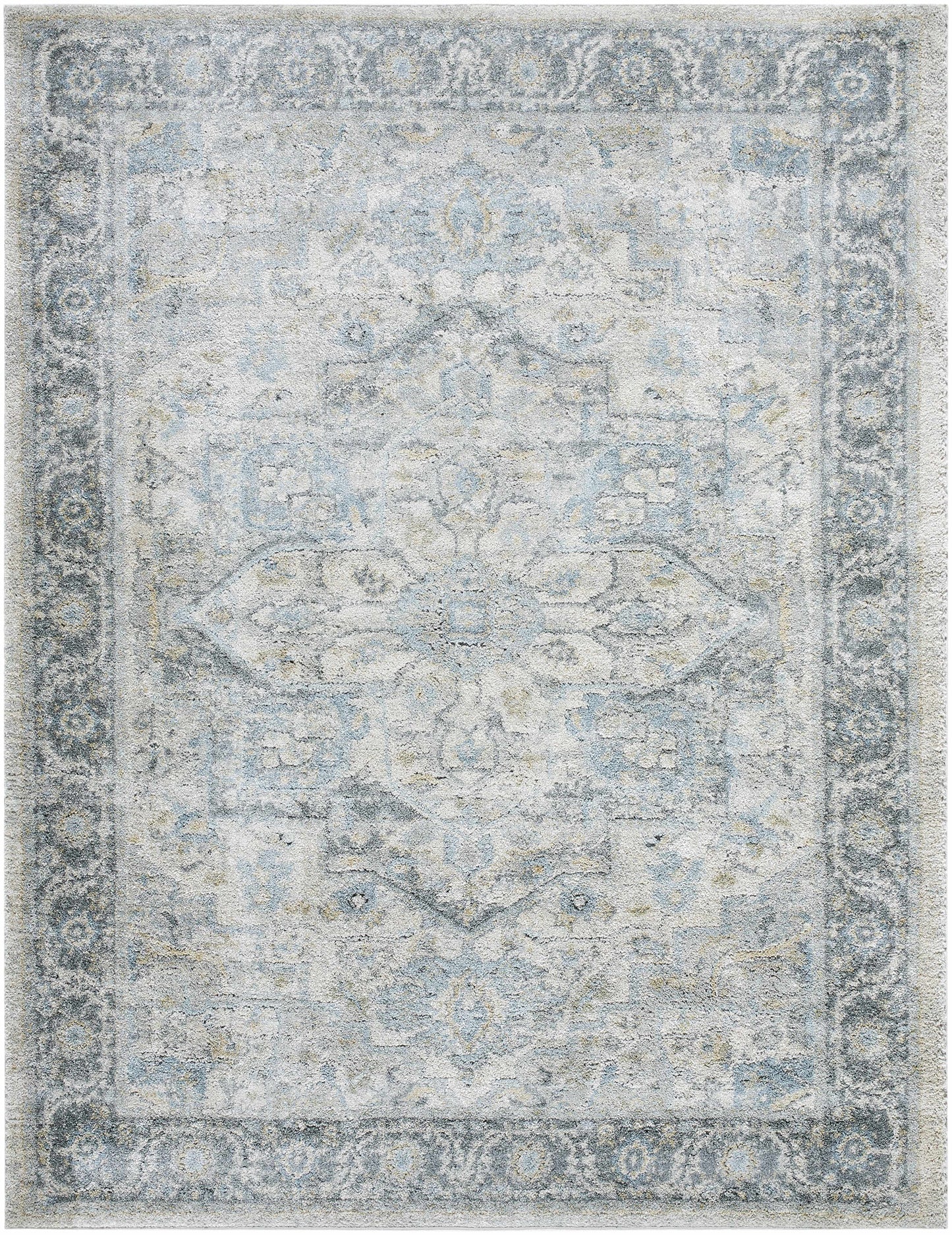 Akshay Light Gray Thick Luxe Area Rug