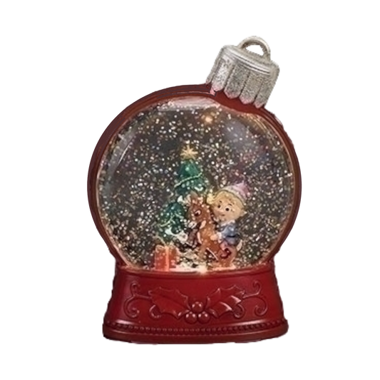 Lighted Rudolph Shimmer Ornament - Hermie