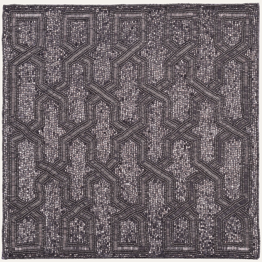 Beaded Charger Plates – Handmade Embroidered Placemats Set | Elegant Dining Decor 15 Inch