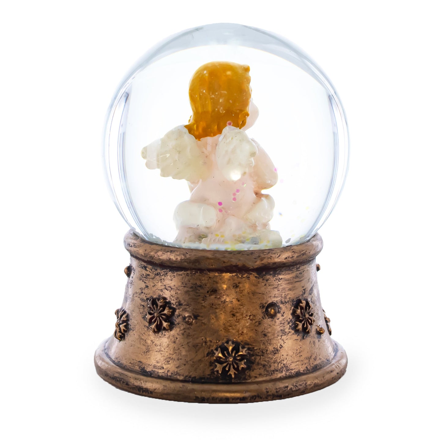 Golden Angel Mini Water Snow Globe