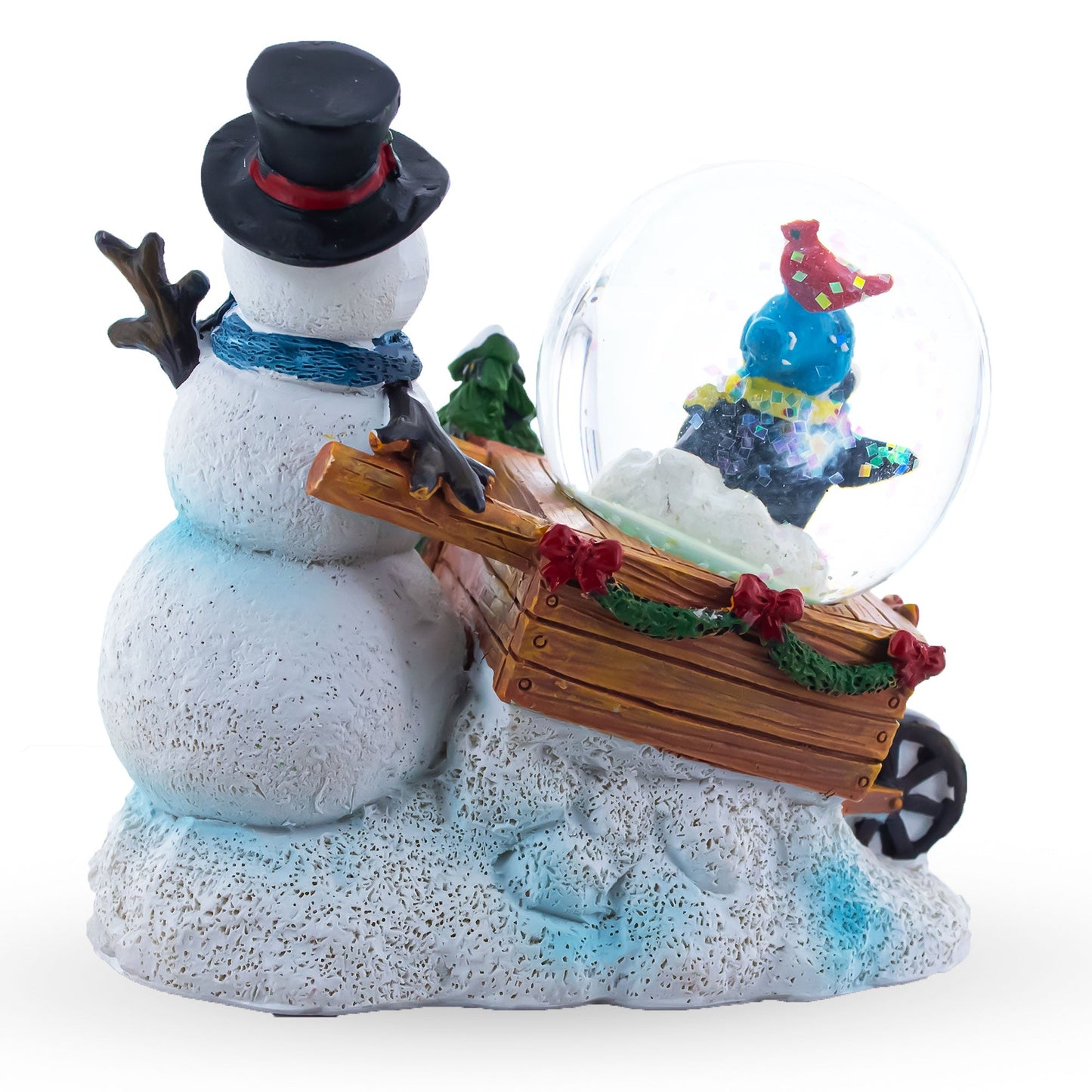 Snowman, Penguin and Cardinal Mini Water Snow Globe