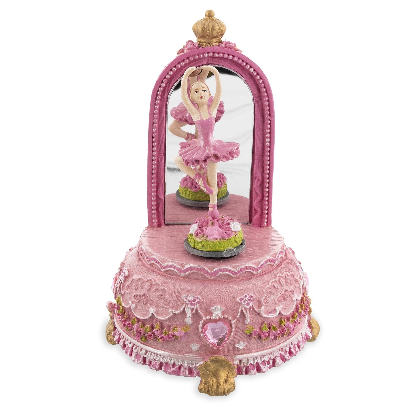 Dancing Ballerina Spinning Musical Figurine