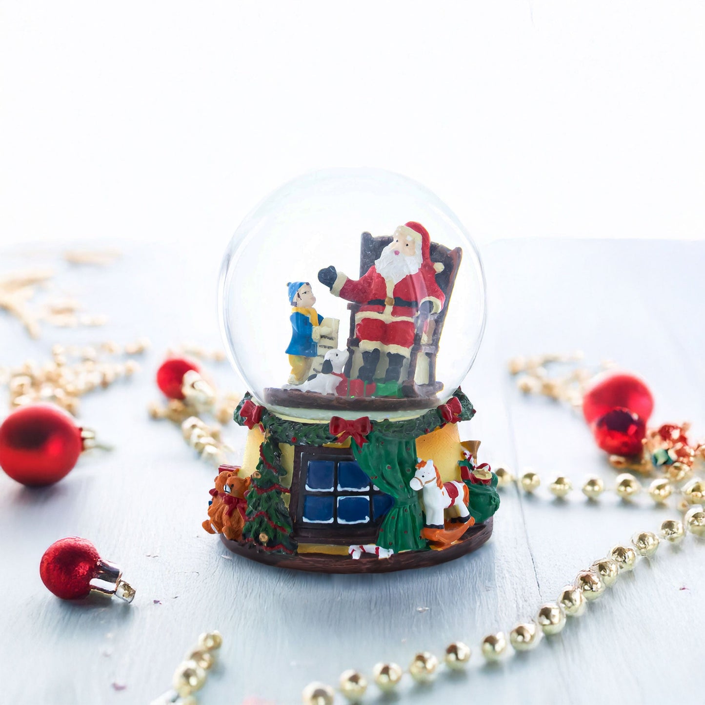 Gift List for Santa Musical Water Snow Globe