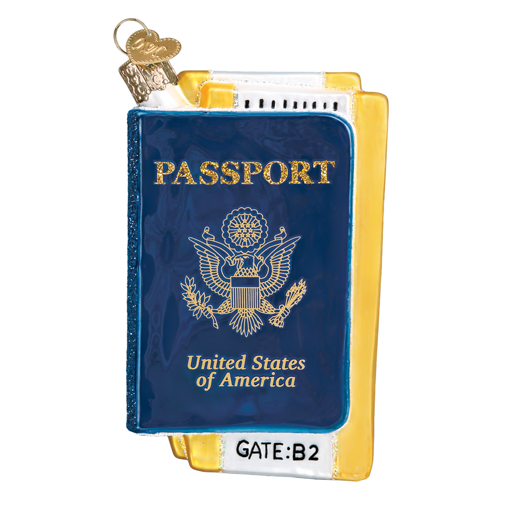 Passport Ornament