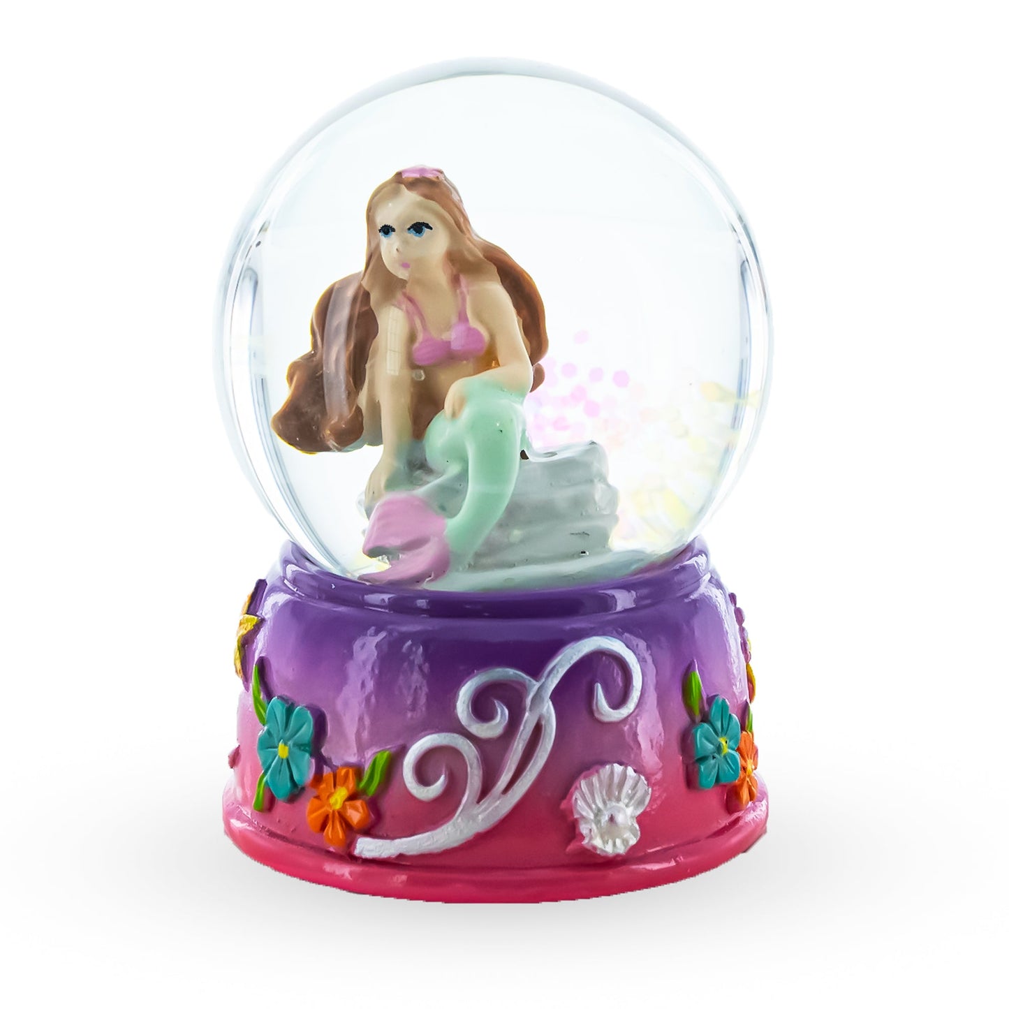 Enchanting Mermaid Oasis Miniature Water Globe