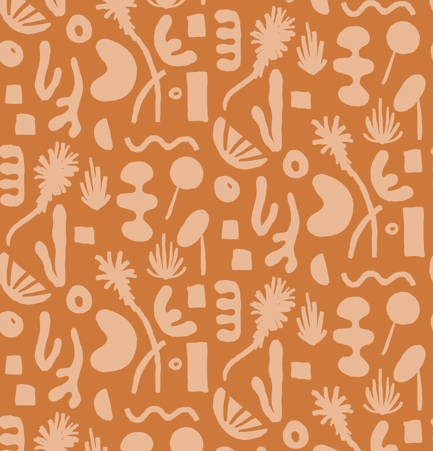 Pool Side Wallpaper, orange