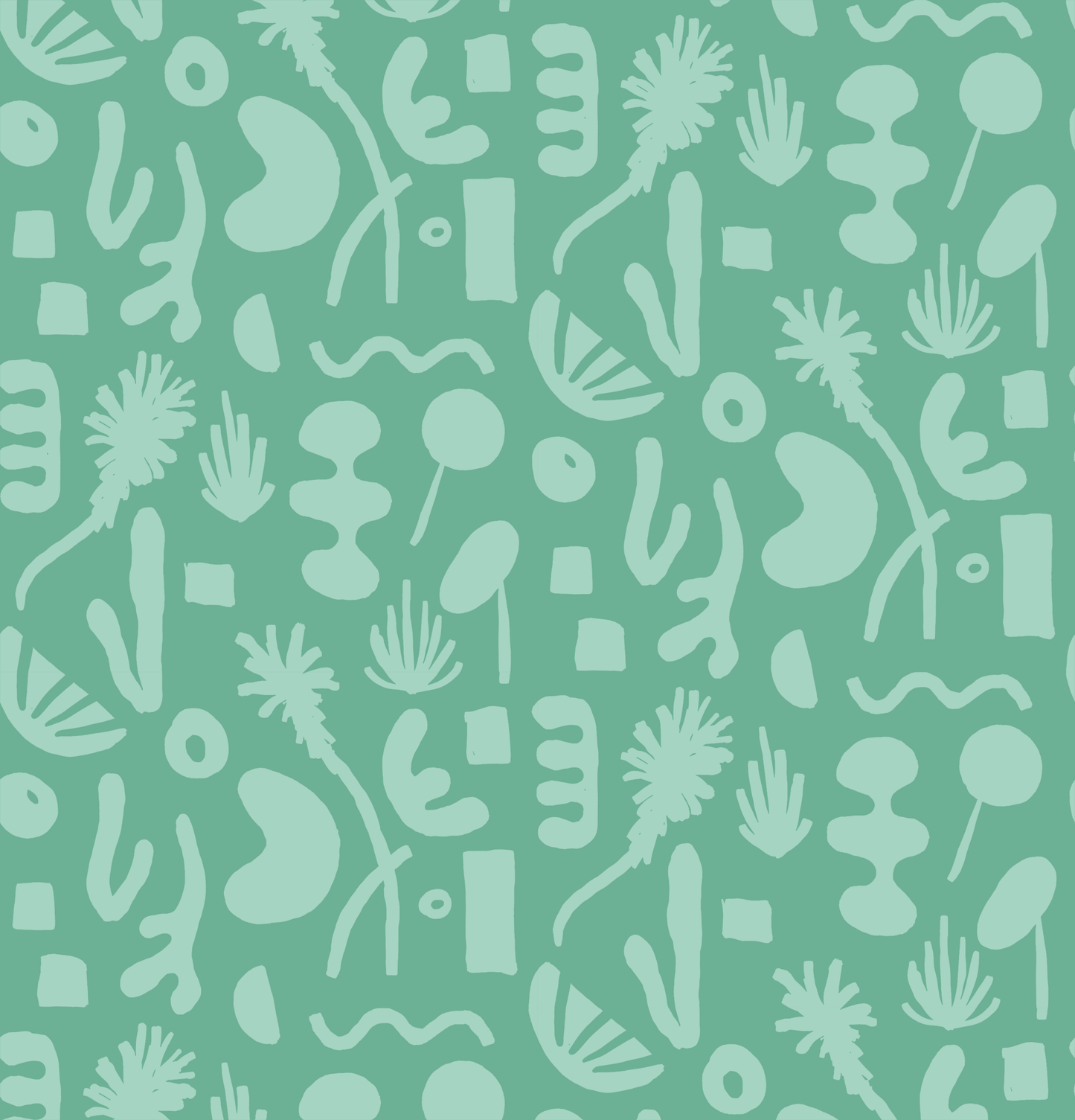 Pool Side Wallpaper, teal