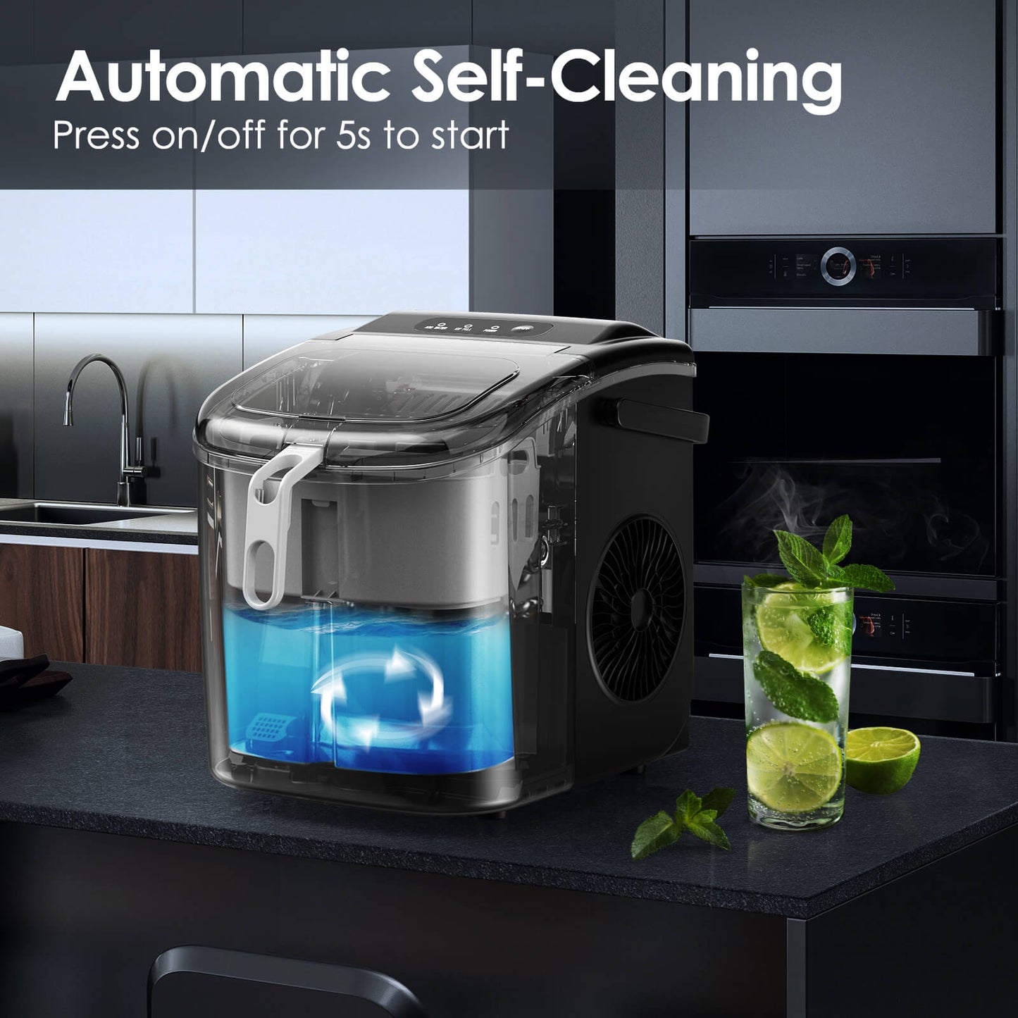 Portable Ice Maker with Handle Z5822H