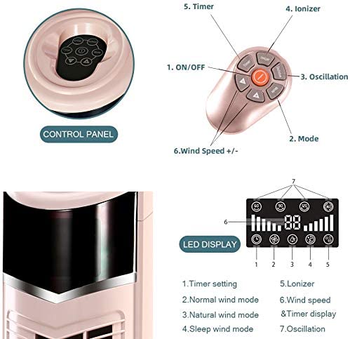 Portable Oscillating Tower Fan