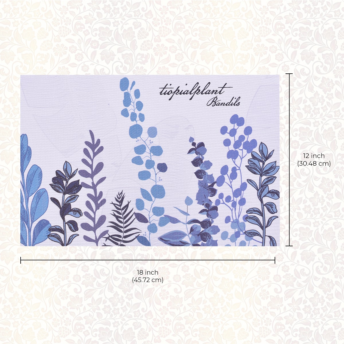 PVC Placemats – Durable Blue Dining Table Mats | Heat Resistant & Non Slip