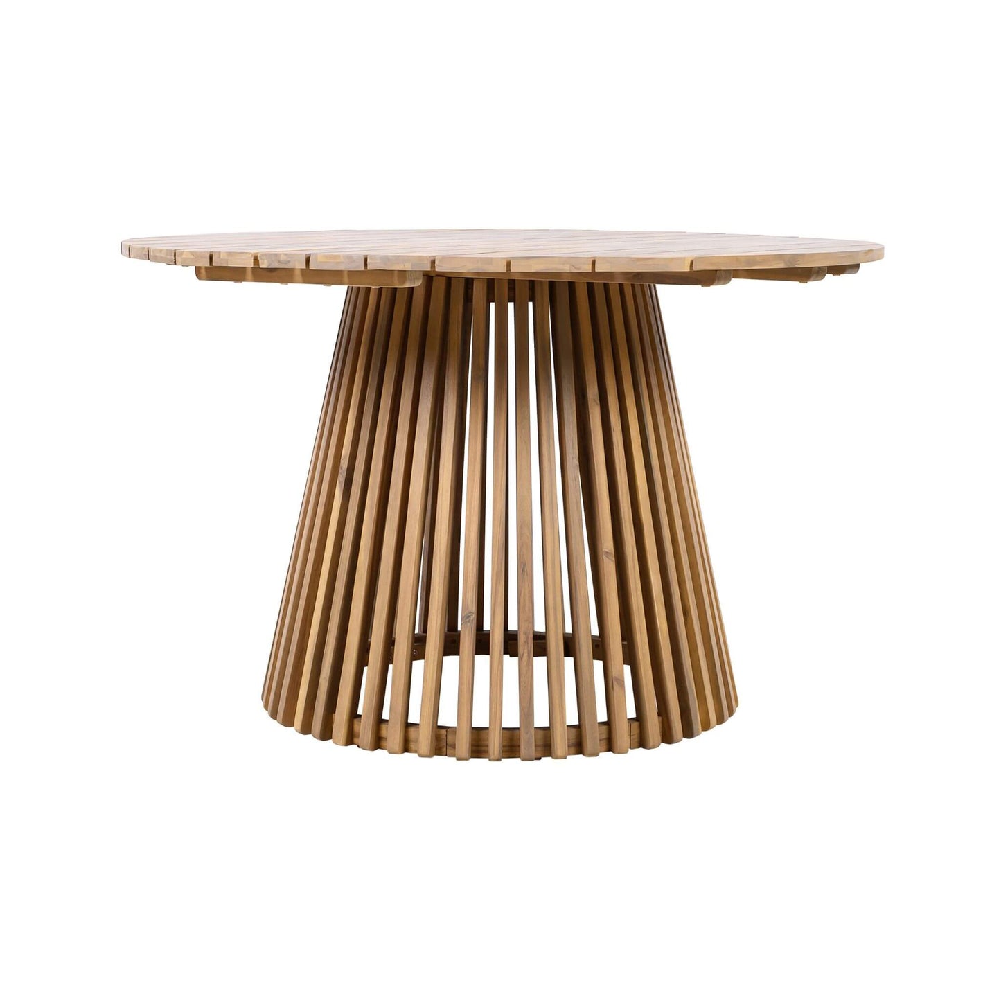 Premium 5-Piece Outdoor Acacia Wood Patio Furniture Set With Braided Dining Chairs, Cushions, And Dining Table (SAK26754)