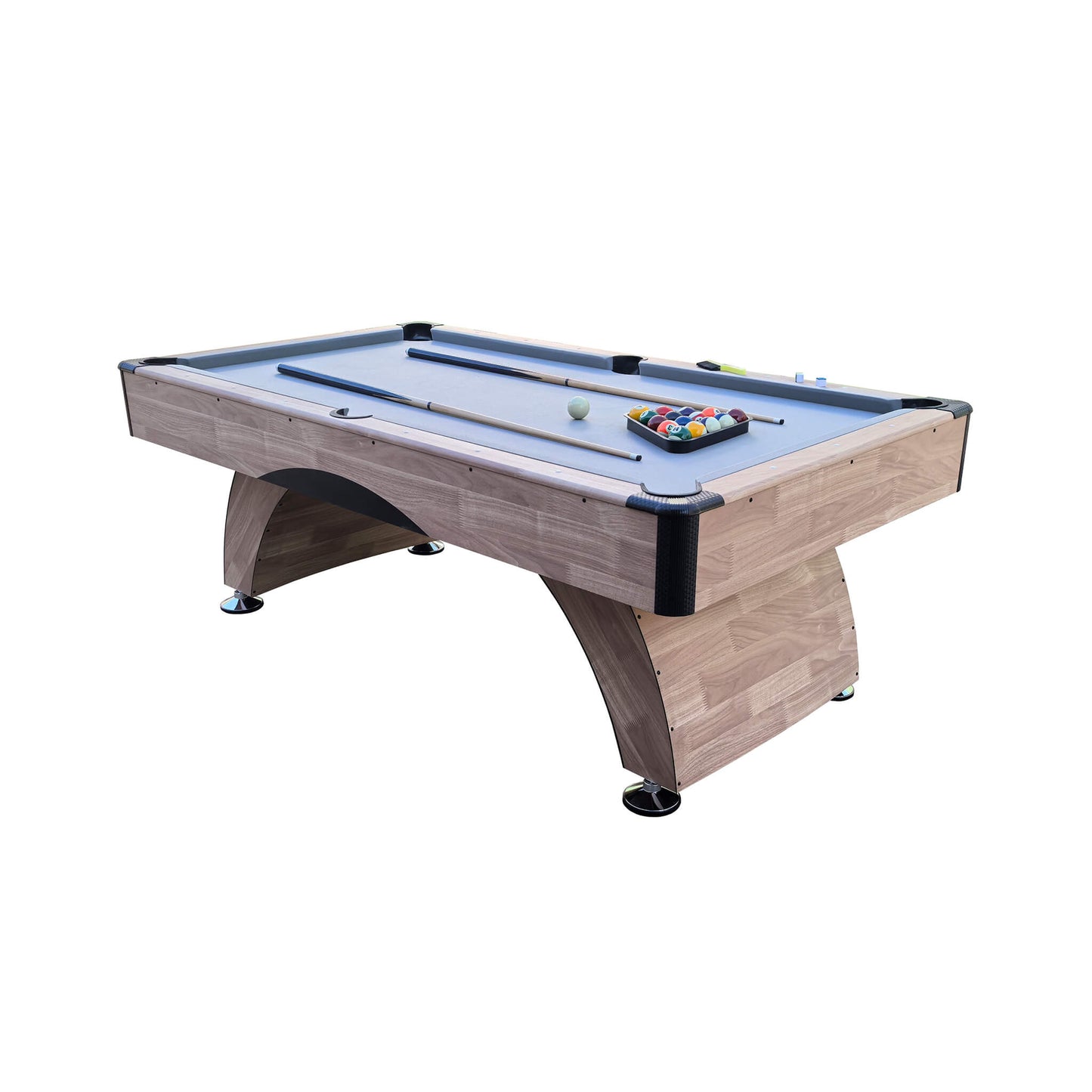 Premium Billiards Pool Wood Table for Home Game Rooms, 7FT (SAK14517)